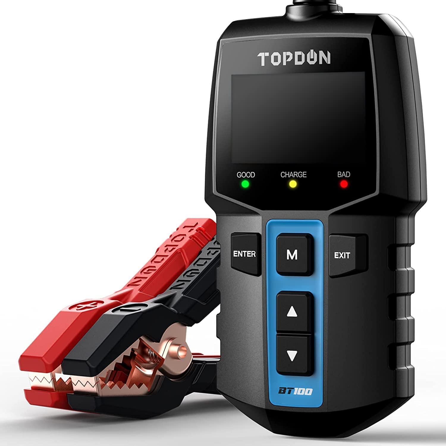 Topdon Car Battery Tester Topdon BT100 12V Load Tester, 100-2000 CCA Automotive Alternator Analyzer Charging Cranking System Tester