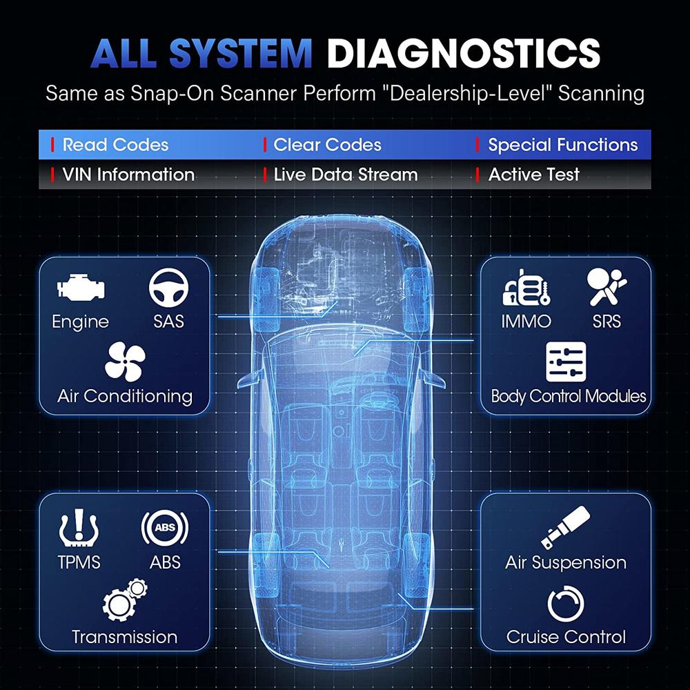 Autel MaxiCOM MK808S OBD2 Scanner Automotive Diagnostic Scan Tool with All System Diagnosis &  Oil Reset,EPB,BMS,SAS,DPF,TPMS