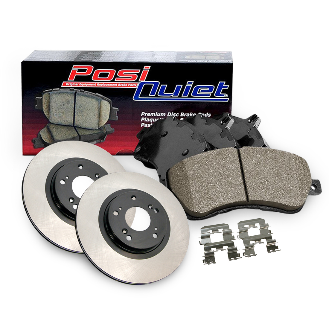 Centric Parts Rear Premium Brake Rotor&Posi-Quiet Ceramic Pad 3PCS For 2007-2010 Kia Rondo