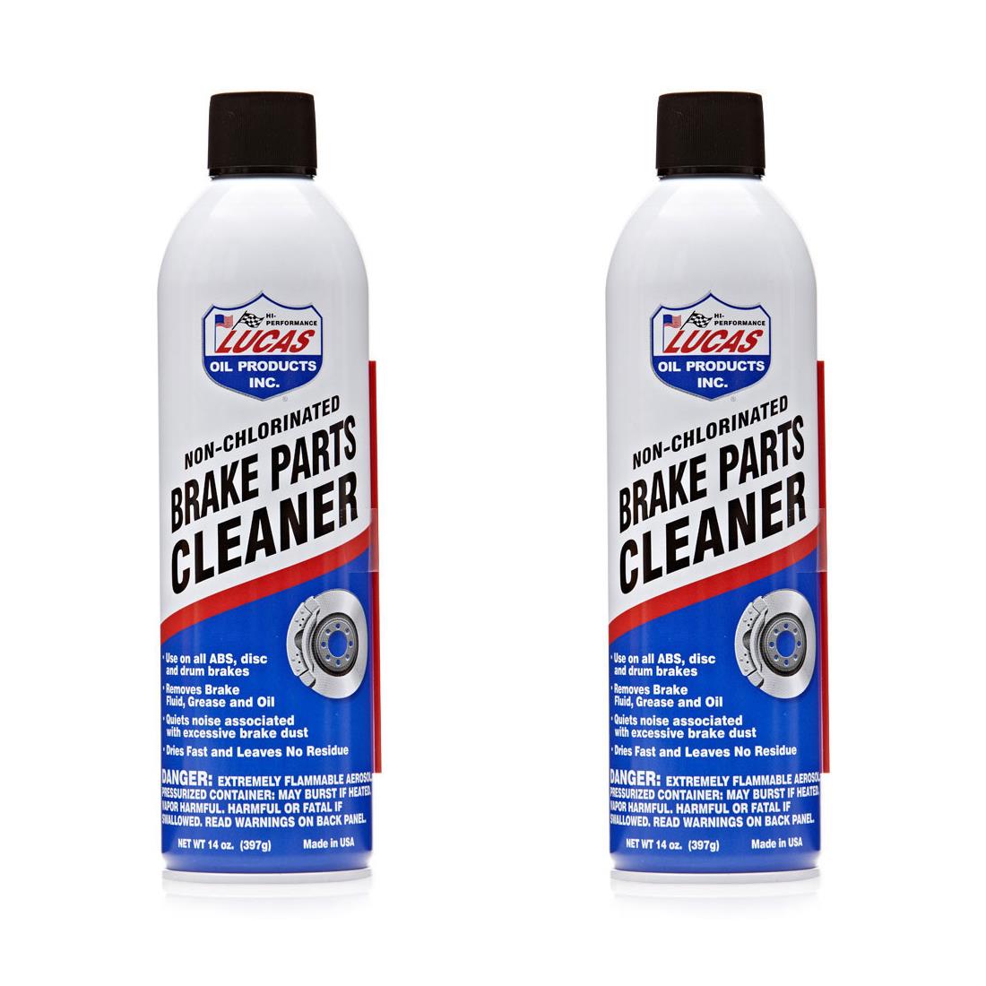 Lucas Oil 10906 Brake Parts Cleaner Aeros 14 Oz Set Of 2