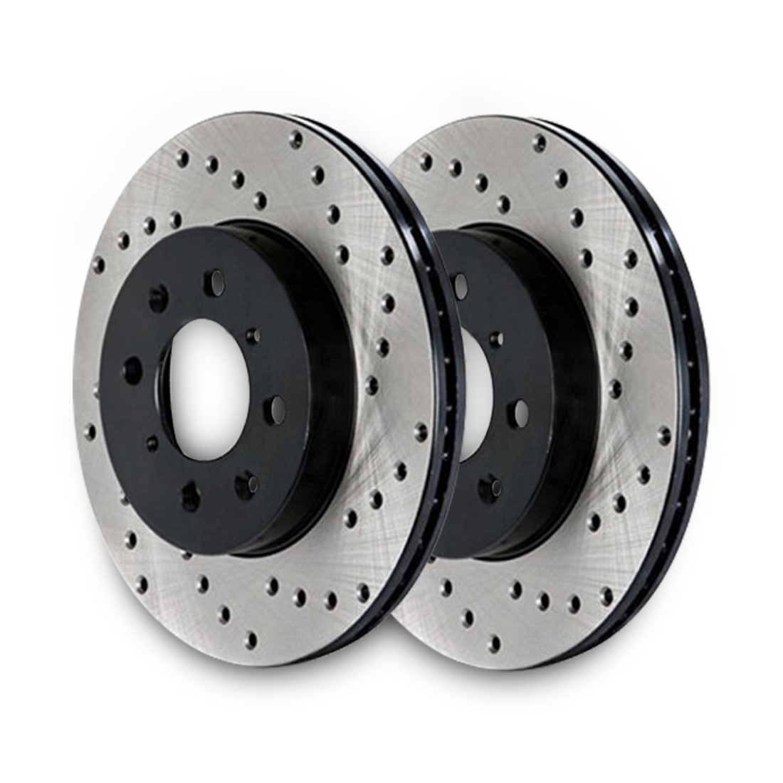 Centric Parts Rear Left Rear Right Oe Design Drilled Brake Rotor 2pcs For 13 Porsche 911