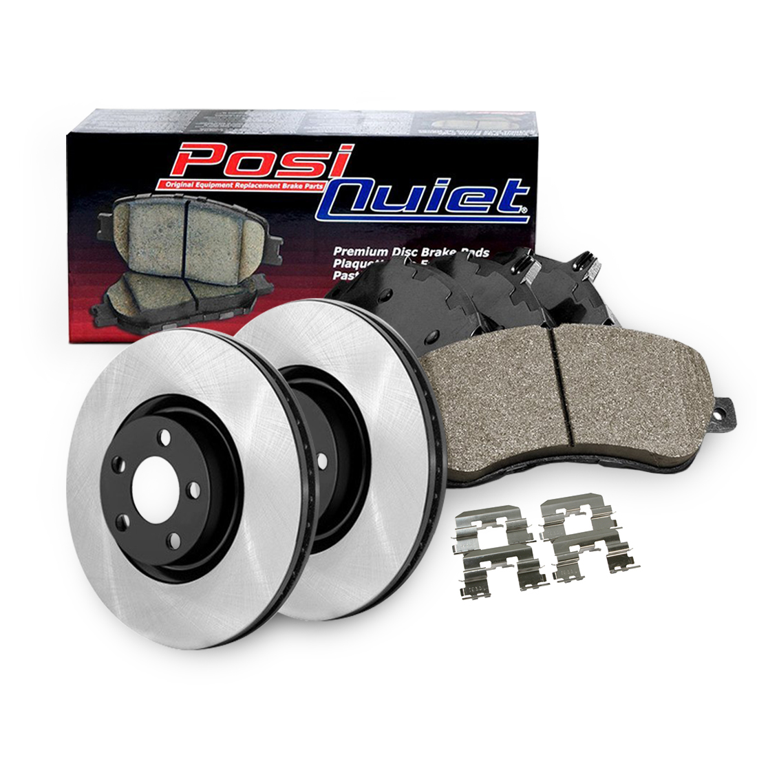 Centric Parts Rear High Carbon Brake Rotor&Posi-Quiet Ceramic Pad 3PCS For 14-15 BMW X5