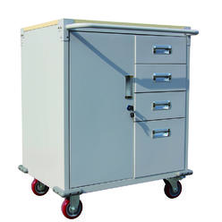 Wheeled Garage Storage Cabinet Winado Stainless Steel Tool Wheeled Rolling 4 Drawer Storage Cabinet With Key Lock Silver