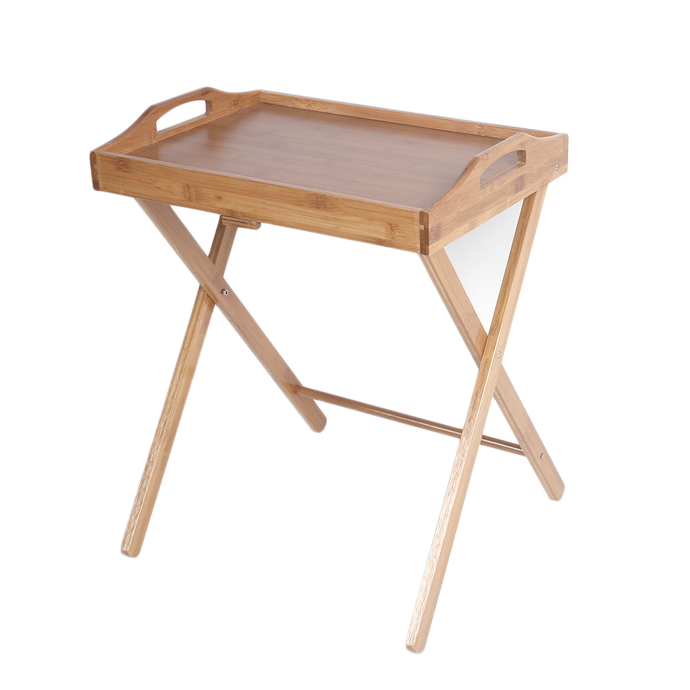 Lipper International Folding Tv Tray Table With Lip Winado Portable Bamboo Folding Wood Tv Tray Dinner Table Coffee Stand Serving Snack Tea