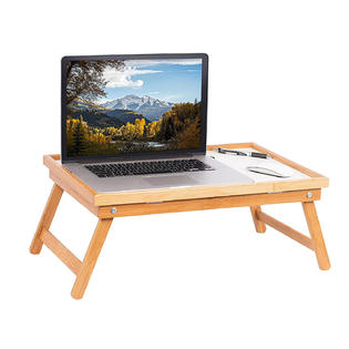 Winado Wood Breakfast Bed Tray Lap Desk Serving Table Foldable