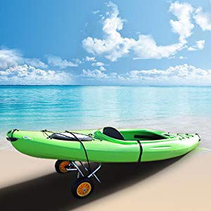 Winado 1.5MM Aluminum Alloy Transport Kayak Canoe Boat Carrier Trolley Trailer Hand Sack Cart