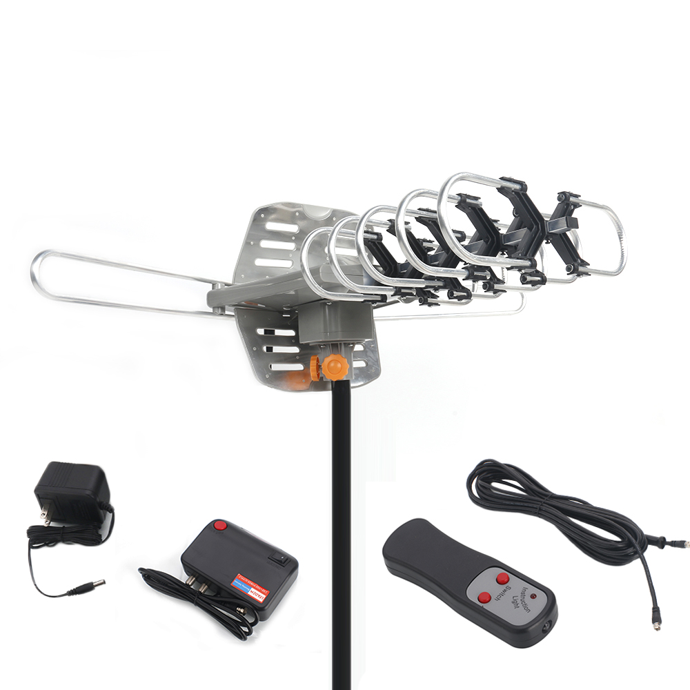 150 Miles 360 Degree Hd Digital Outdoor Tv Antenna For Full Hdtv Dvb T Uhf Vhf Fm High Gain Strong Signal Outdoor Tv Antenna Tv Antenna Aliexpress