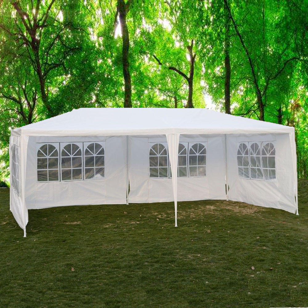 Winado 10' X 20' Outdoor Wedding Party Tent Camping Shelter Gazebo Canopy with 4 Removable Sidewall Gazebo BBQ Pavilion Canopy
