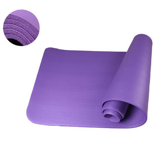 Winado 10mm Thick Yoga Mat Exercise Fitness Pilates Camping Gym Meditation Pad Non Slip Purole