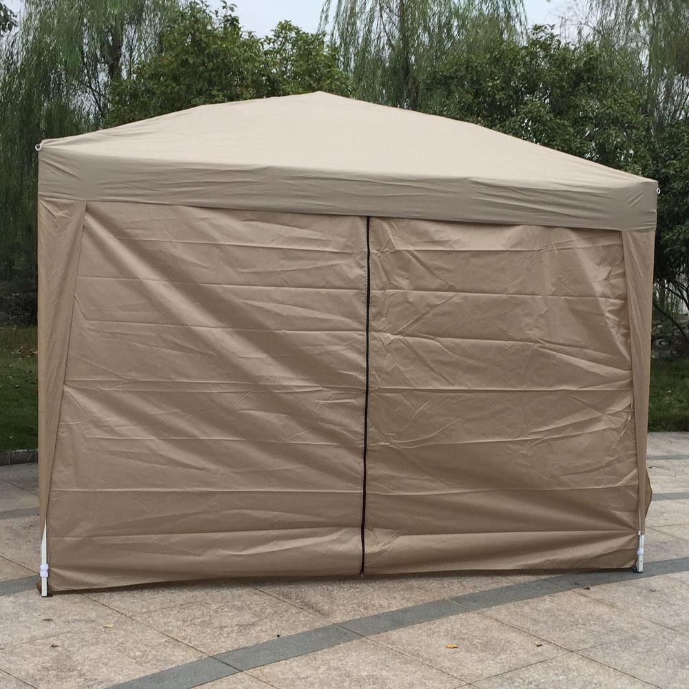 Winado 10'x 10' Khaki EZ Pop UP Party Tent Outdoor Canopy Folding Gazebo W/Carry Bag