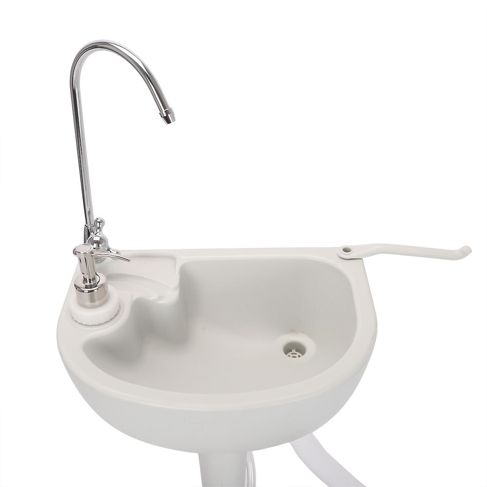 Winado Portable Sink Outdoor Wheeled Wash Basin Stand With