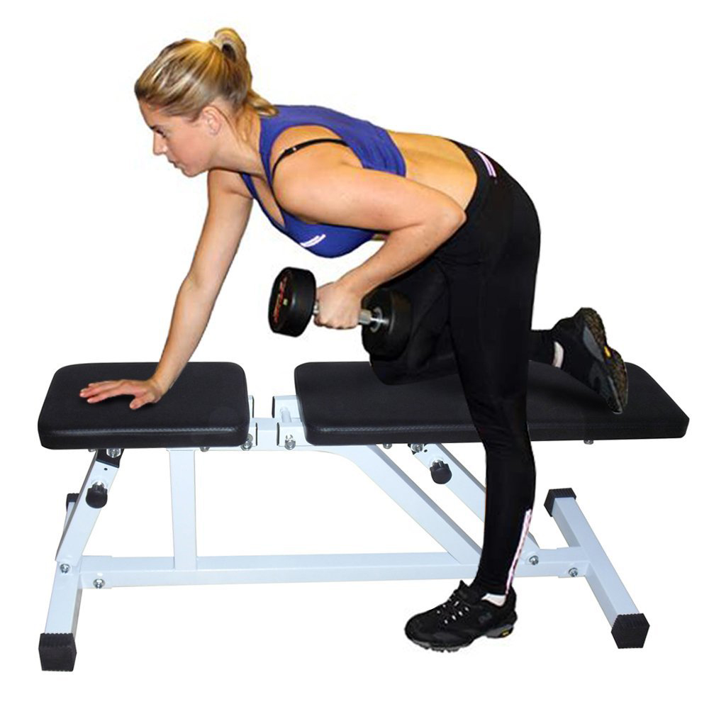 Winado 48 L X 19 W X 18 45 H Adjustable Weight Bench Dumbbell