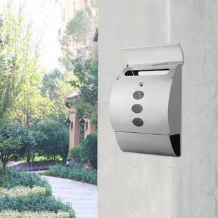 Winado Wina4113 Arcuation Stainless Steel Wall Mount Mailbox For