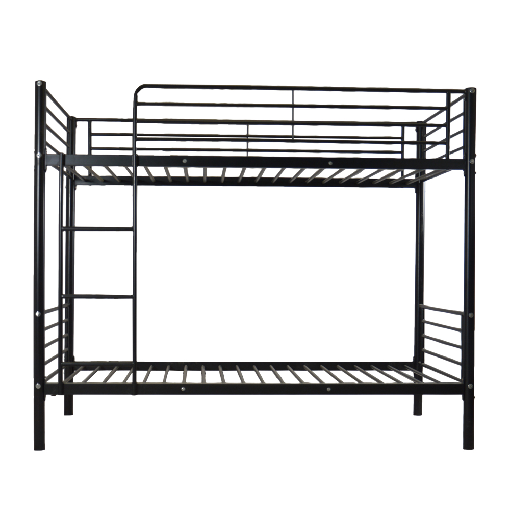 Twin Metal Bed Bunk Frame, Mainstays Twin Over Twin Convertible Bunk Bed Black