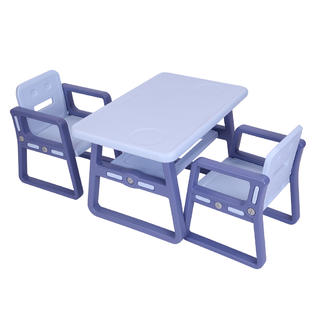 Winado Kids Table Chairs Set Children Furniture Kids Plastic Table And Chair Set Learning Studying Desk Bedroom Playroom Furniture