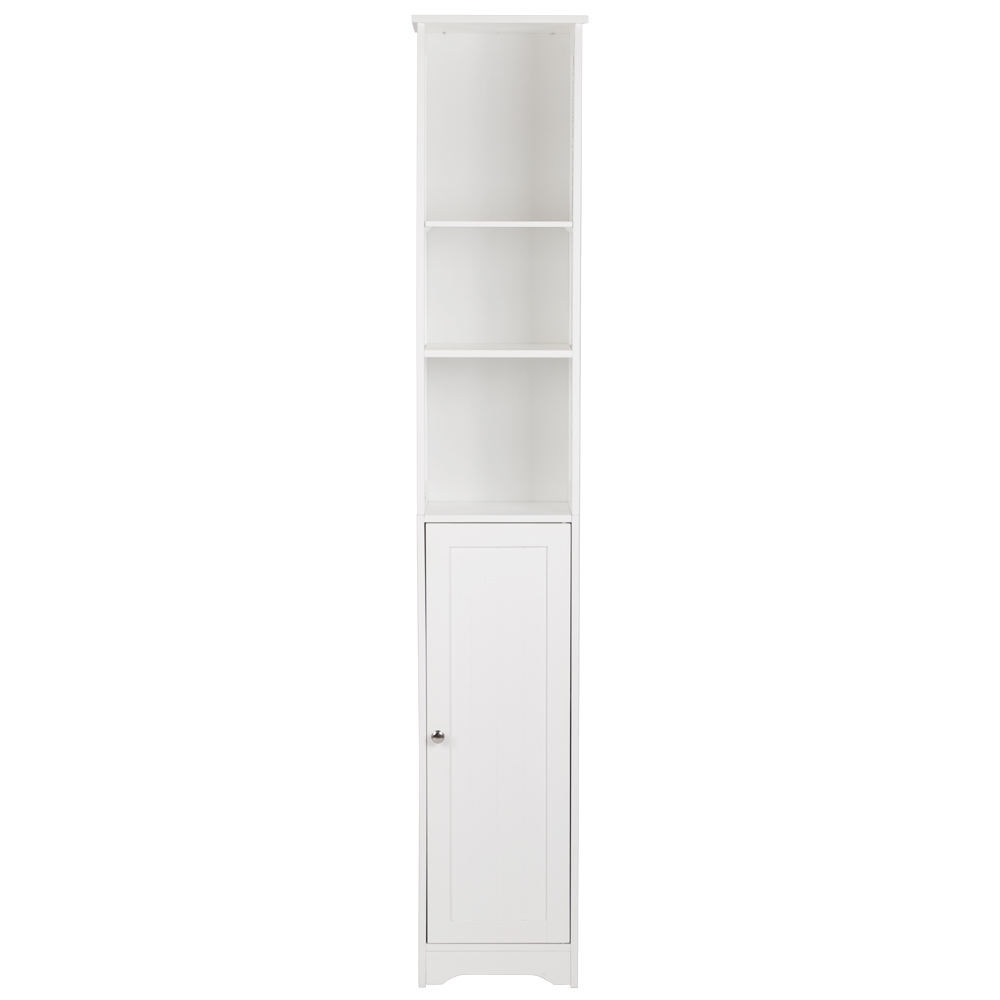 Winado 67" Compact Free Standing Bathroom Storage Cupboard Cabinet - White