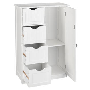 Winado Cabinet Storage 4 Drawer Dresser Shelf Home Bedroom
