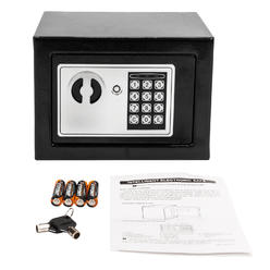 Winado Durable Digital Electronic Safe Box Keypad Lock Home Office Hotel Safety Black