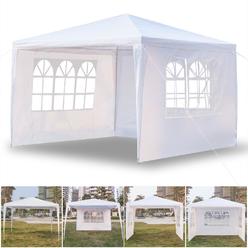 Winado Outdoor 10' x 10' Canopy Party Wedding Tent Heavy Duty Gazebo Cater Events 3 Sides
