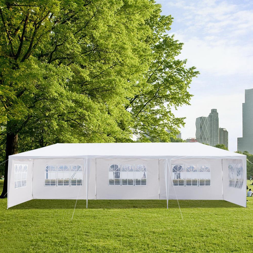 Winado 10' x 30' Canopy Party Tent Gazebo BBQ Pavilion Canopy Wedding W/5 Sidewalls