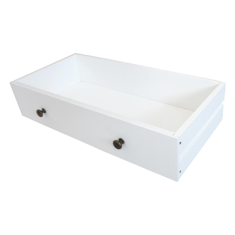 Winado Bathroom Floor Cabinet Storage Organizer Unit with Drawer and Adjustable Shelf for Living Room,White
