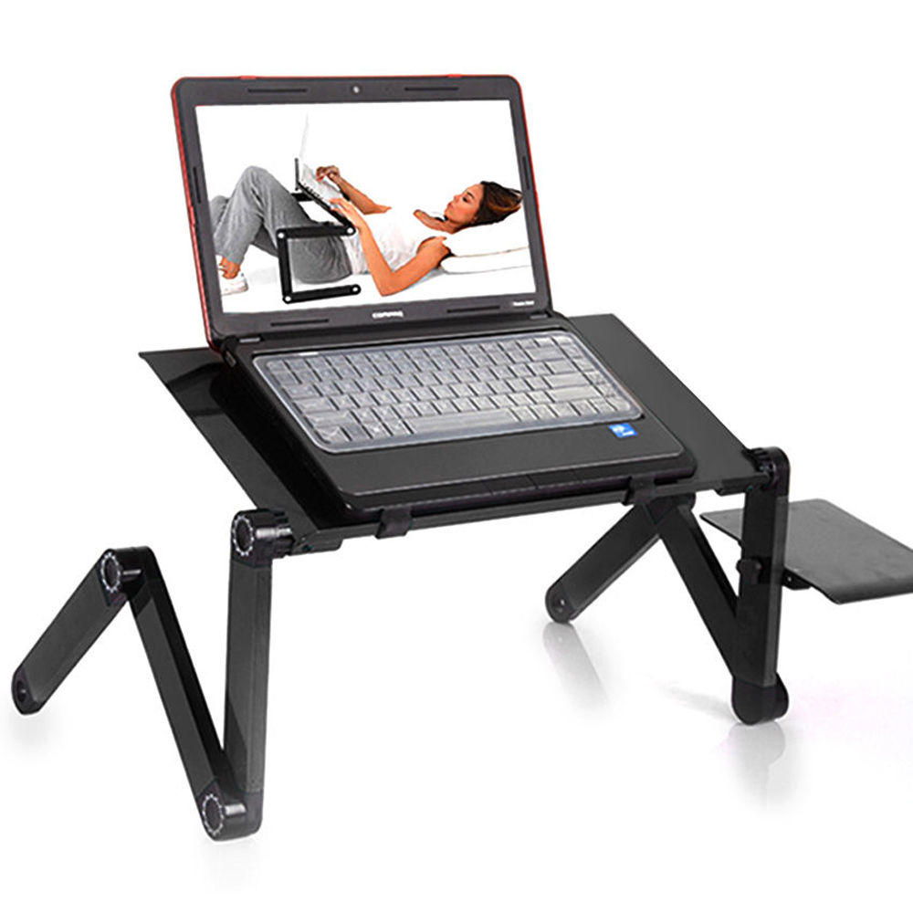 Winado Adjustable Folding Laptop Notebook PC Desk Sofa Table Stand Bed Tray+Cooling Fan