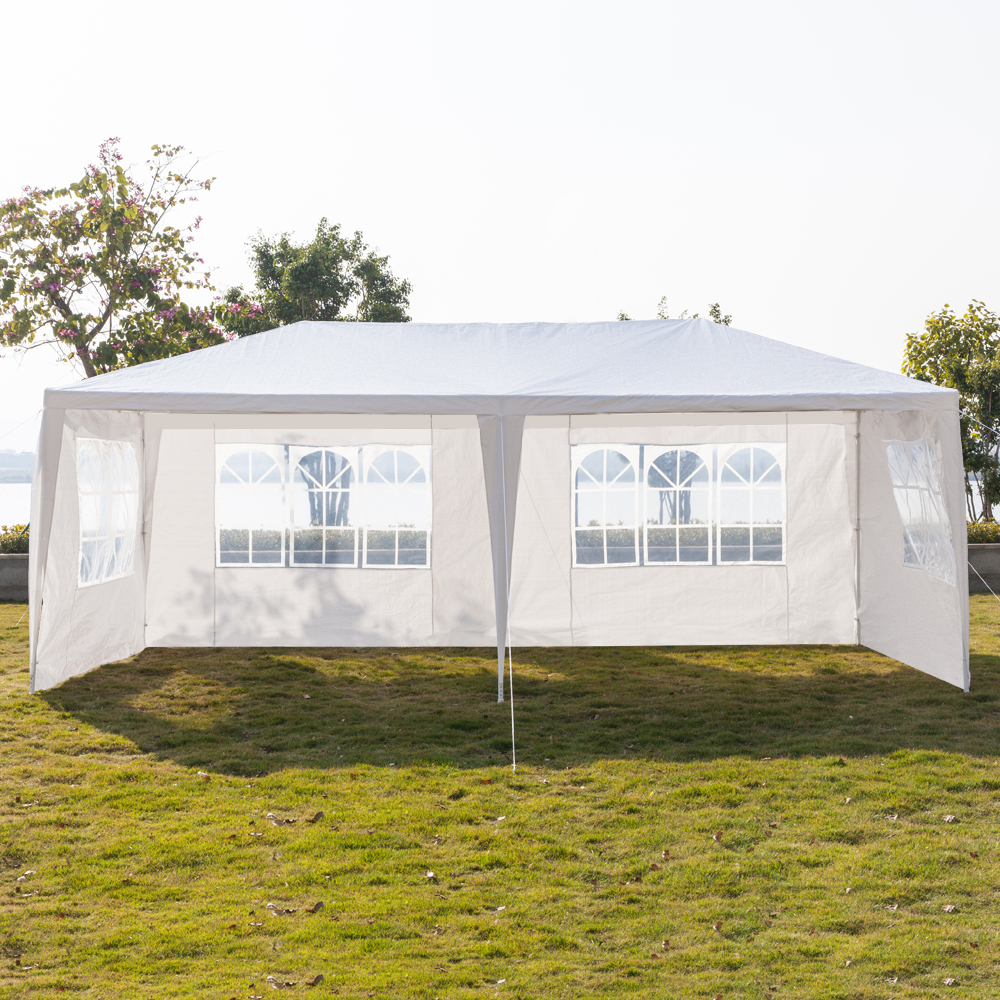 Winado Party Wedding Tent Outdoor Camping Gazebo Canopy with 4 Sidewalls Easy Set Gazebo BBQ Pavilion Canopy (10" X 20")
