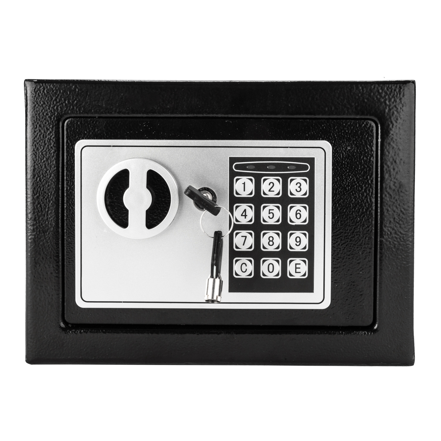 Winado 17E Home Use Electronic Password Steel Plate Safe Box Black