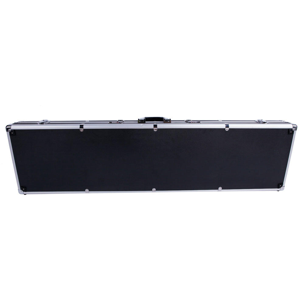 Winado 135*35*12cm Aluminum New Framed Locking Gun Pistol HandGun Lock Box Hard Storage Carry Case Black