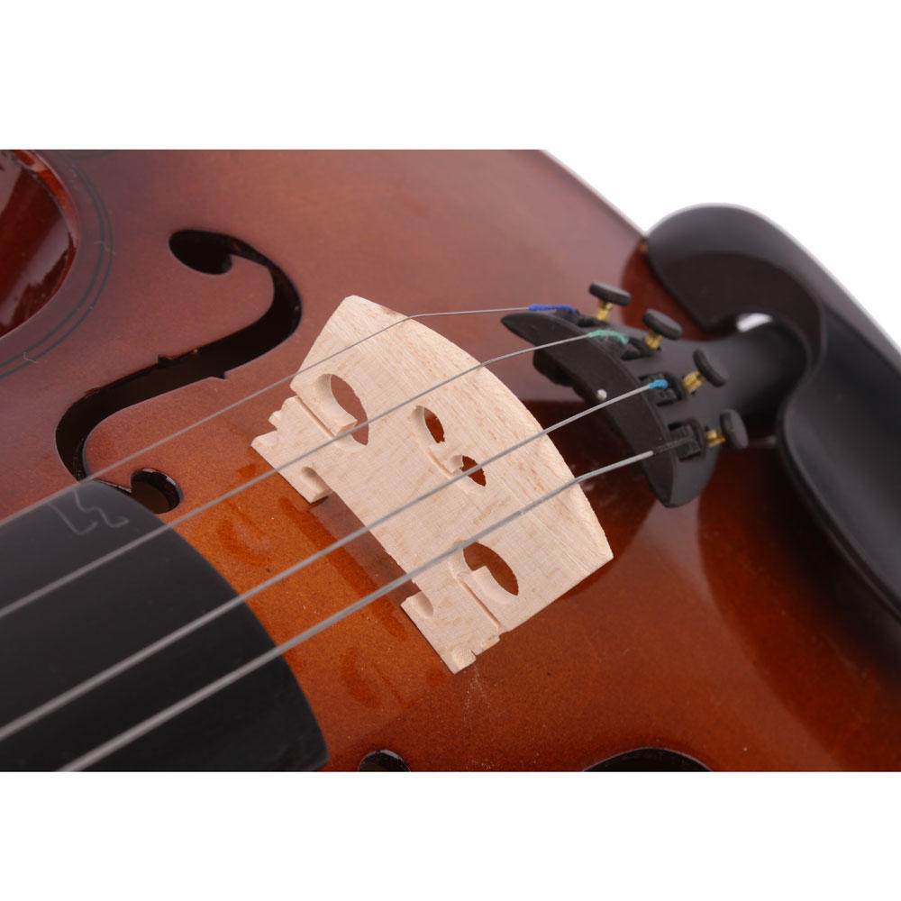 Winado New 4/4 Acoustic Violin Case Bow Rosin Natural