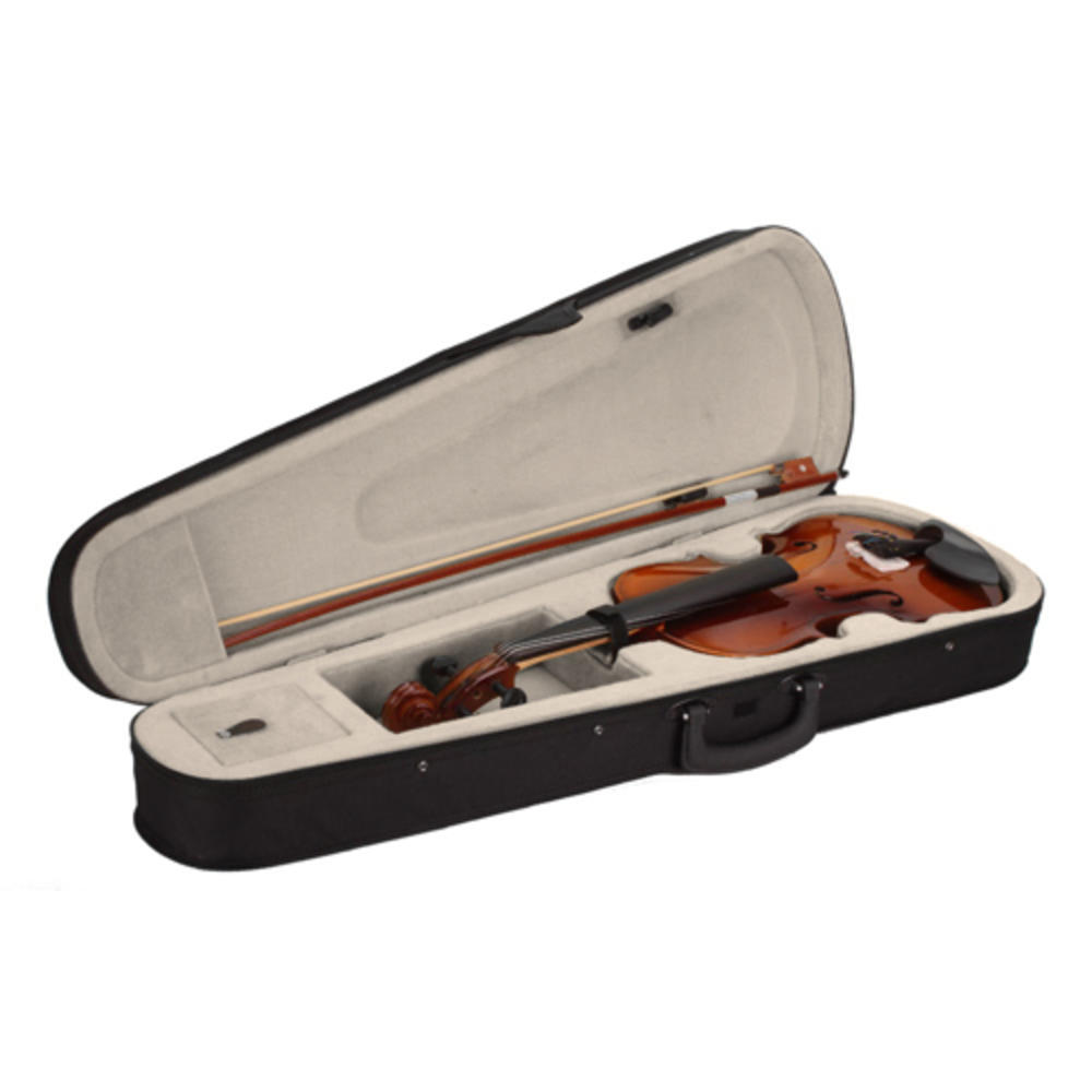 Winado New 4/4 Acoustic Violin Case Bow Rosin Natural