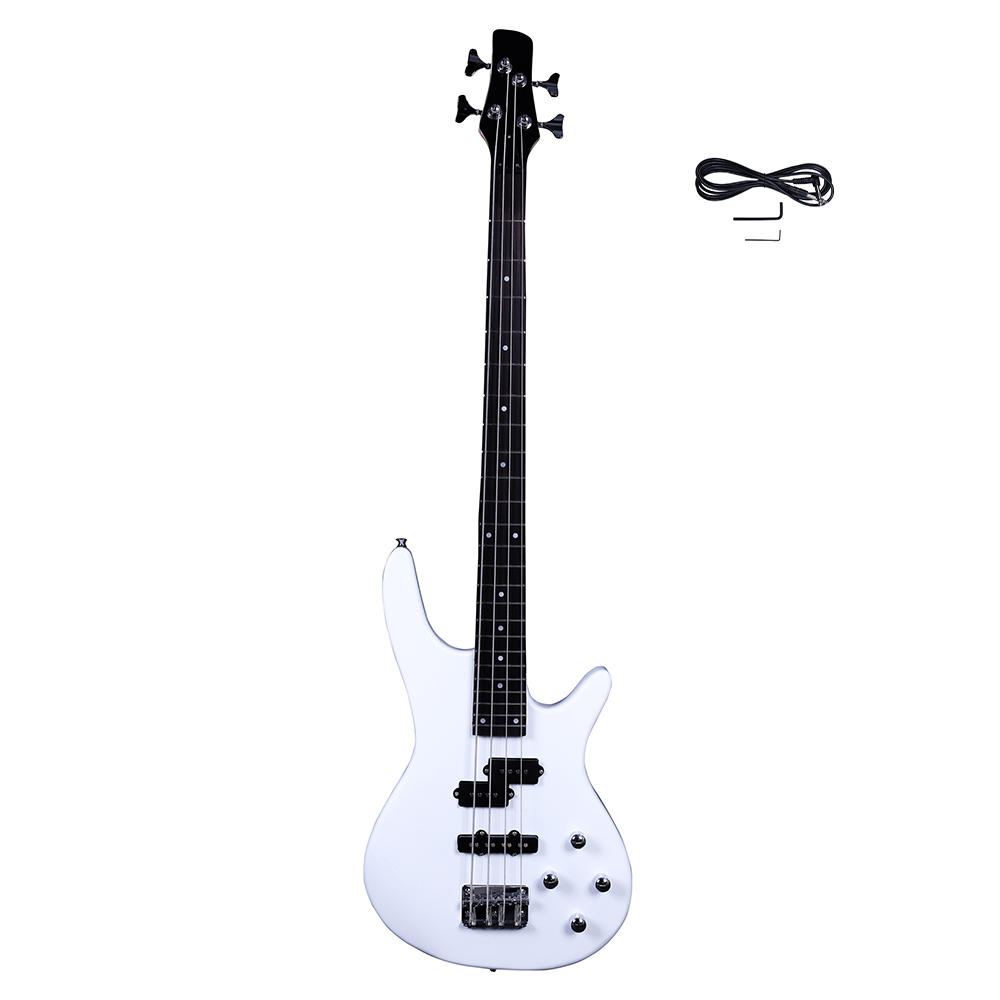 Winado Exquisite Stylish IB Bass with Power Line and Wrench Tool White