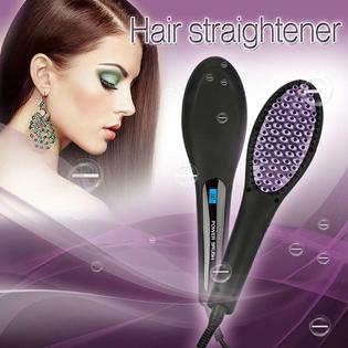 Besmall Electric Hair Straightener Hair Straightening Brush