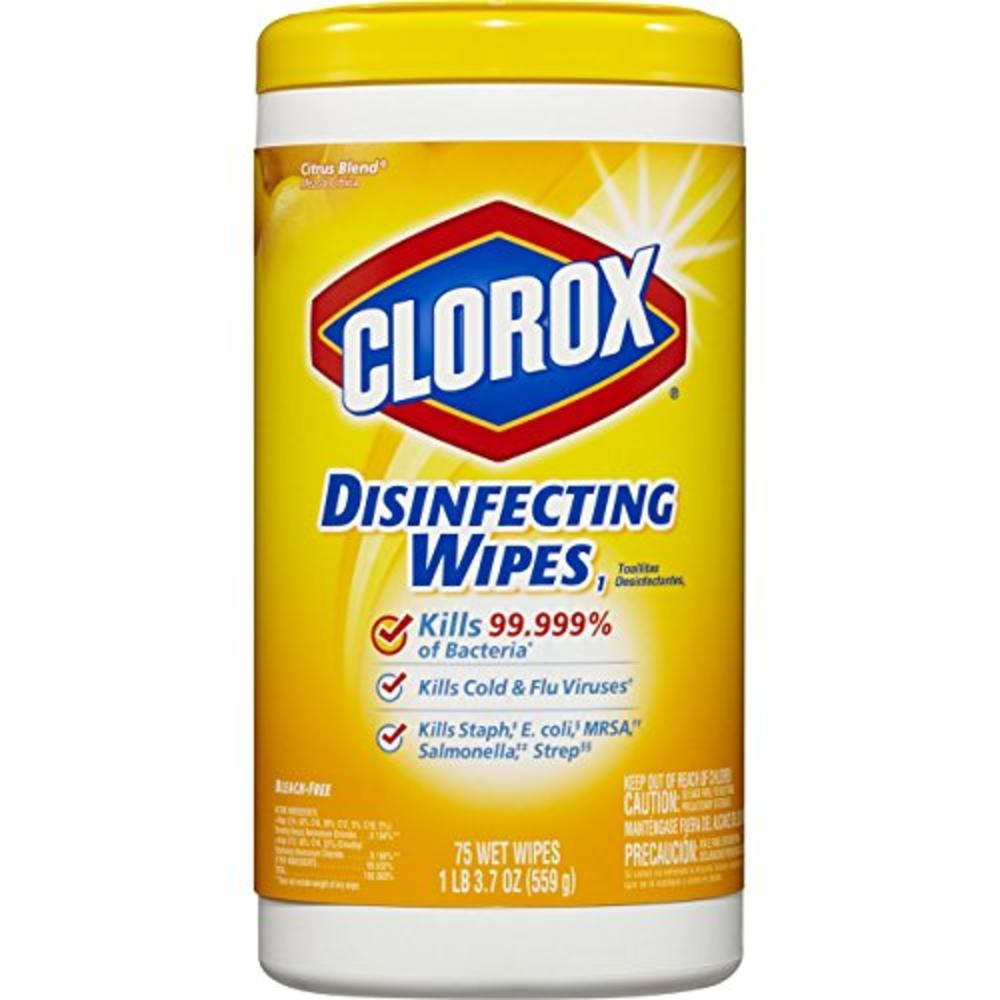 Clorox Disinfecting Wipes, Citrus Blend, 75 Wet Wipes