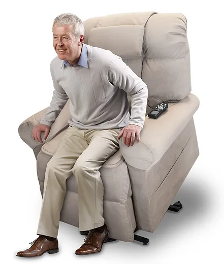 Wiselift Chair 450 Enduralux Fabric Dusk Granite