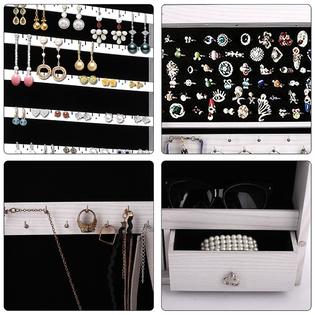 Wonder Wall Mounted Door Hanging Jewelry Cabinet Lockable