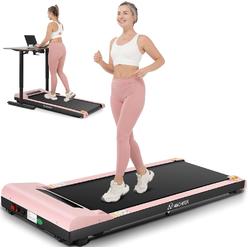 Ancheer 2 in 1 Under Desk Walking Pad Treadmill w/Remote Control,2.5HP Ultra-Quie Electric Treadmill 300lbs Capacity,Installation-free