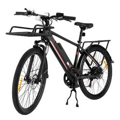 TheOne 26\" E-Bikes for Adult,350W Electric Bike Bicycle for Adult Hybrid Road e Bike with 36V/10.4Ah Removable Battery,32 KM/H(Black)