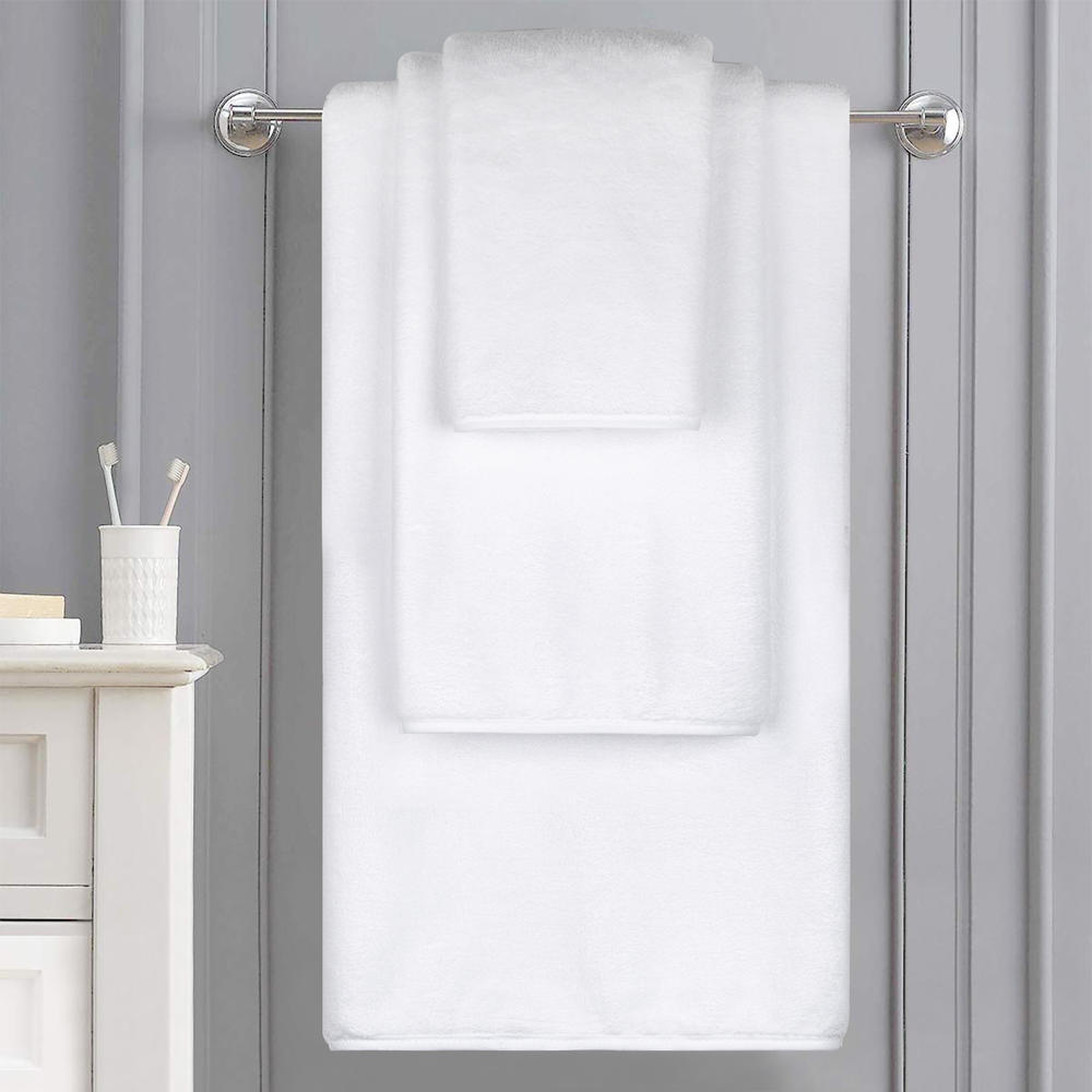 JML Microfiber Bath Towels 6 Pack, Bath Towel, Hand Towel, Washcloth, Soft & Fast Drying