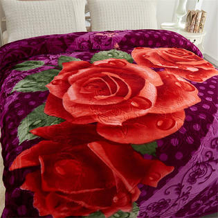 Heavy Mink Fleece Blanket - Super Soft, Warm & Reversible, King/Queen Size, OEKO-TEX Certified