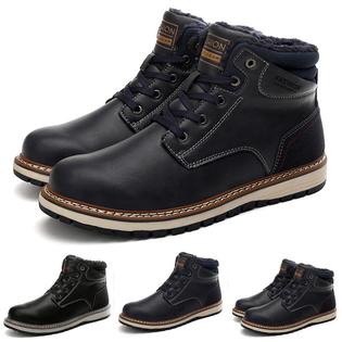 Shining New Fashion Men Winter Boots Anti Slip Waterproof Warm Snow Boots