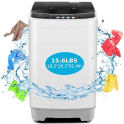 Dreamer Full-Automatic Washer,15.6lbs Portable Washer & Dryer Combo w/10 Programs & 8 Water Level Selections, 2.1 Cu.ft  Compact Washer