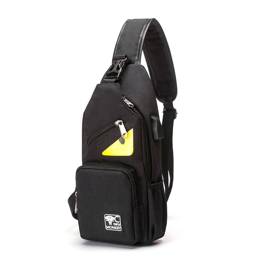 Unique Women Fashion Casual Oxford Small Sling Bag Shoulder Bag W Usb Interface
