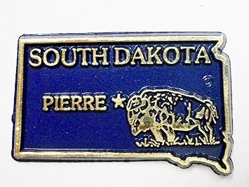 Saddle Mountain Souvenir Classic South Dakota Pierre United States Fridge Magnet