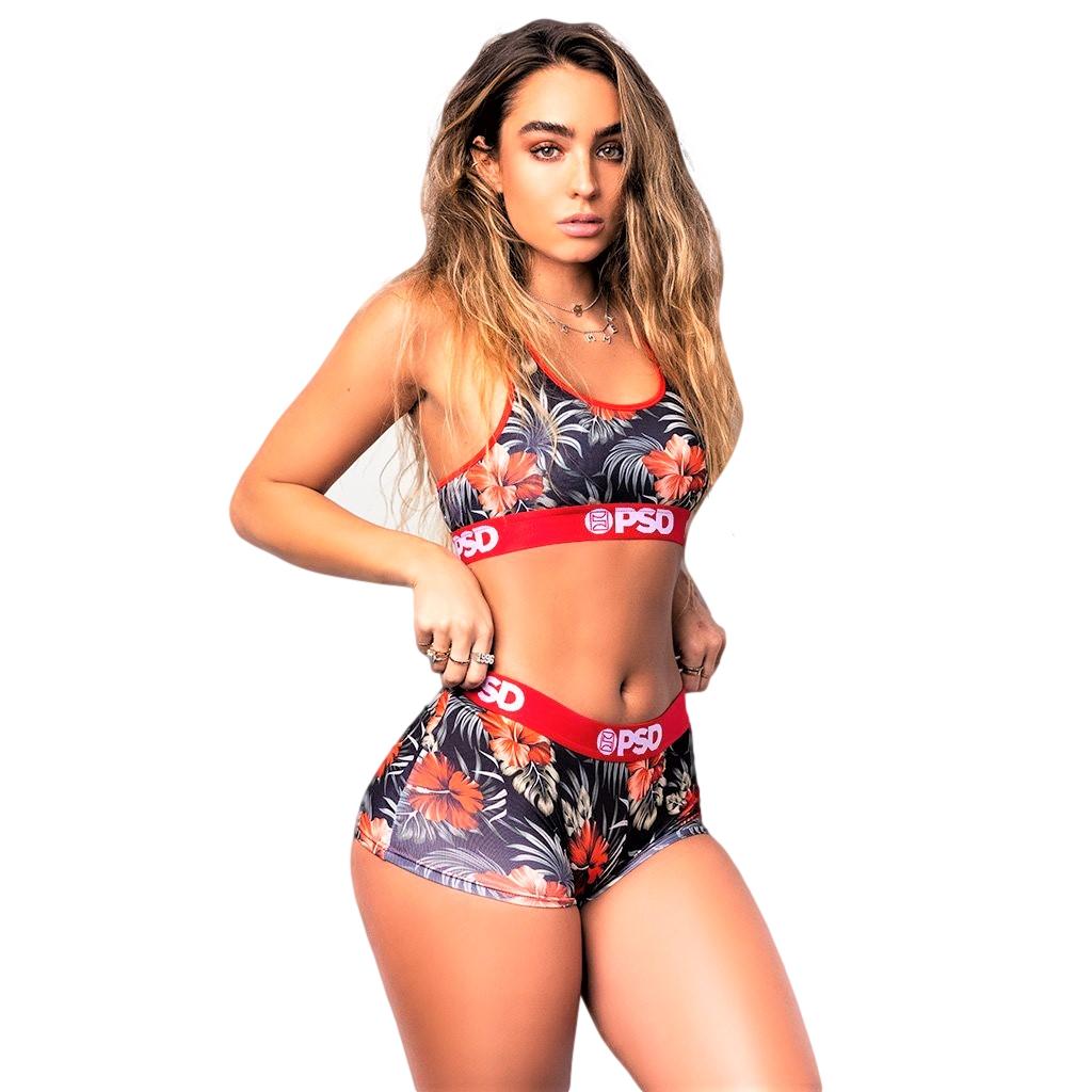 Download Psd Underwear Womens Sr Floral Sports Bra Multi