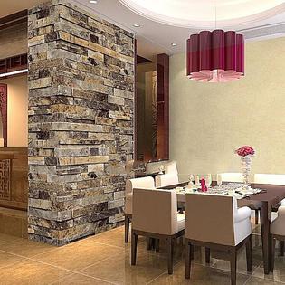 Sevencolo 3d Brick Wallpaper Textured Removable And Waterproof