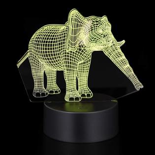 Sevencolo Creative 3d Visualization Lamp Night Light Usb Table Desk Lamp 7 Color Changing