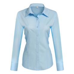 womens long sleeve button