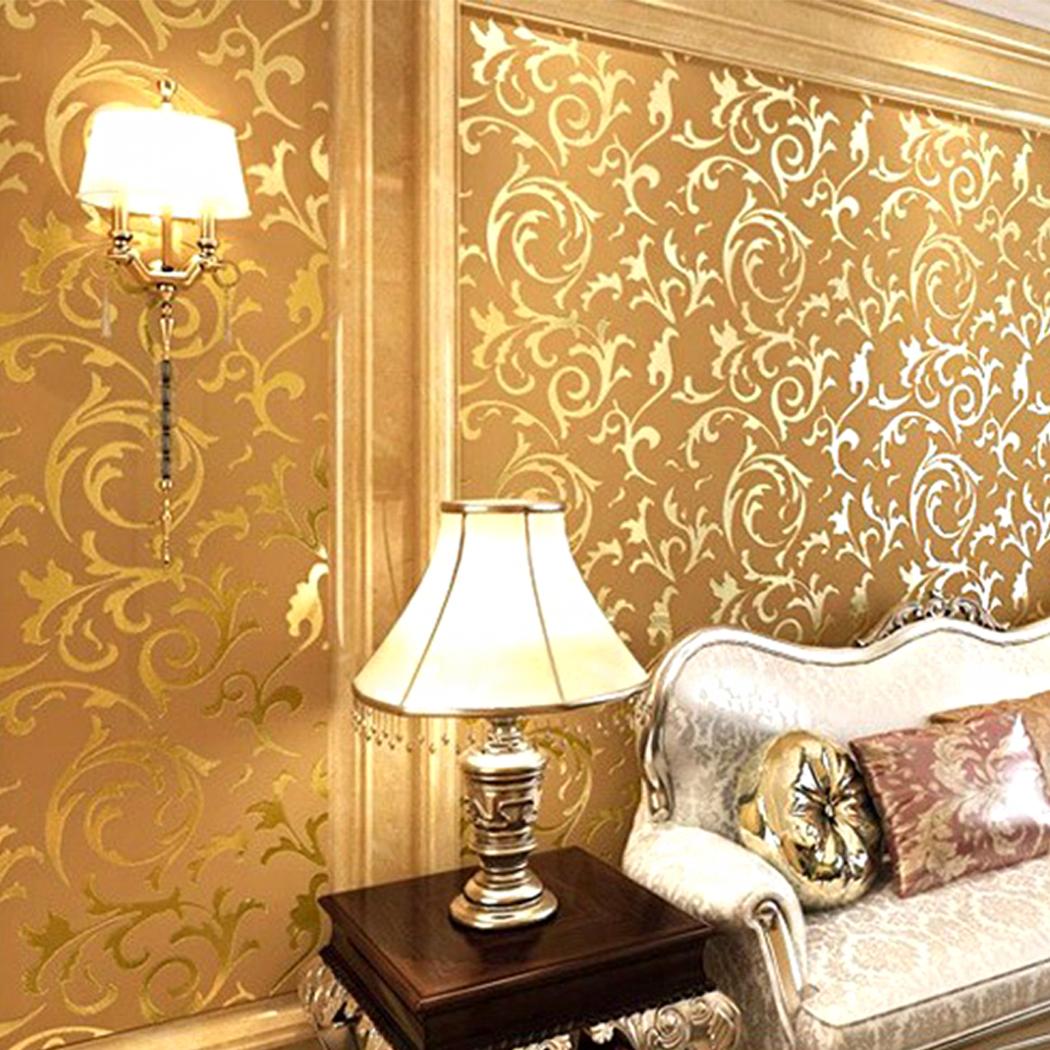 7colo Print Embossed Non Woven 3d Rolls 10m Wallpaper Bedroom Home