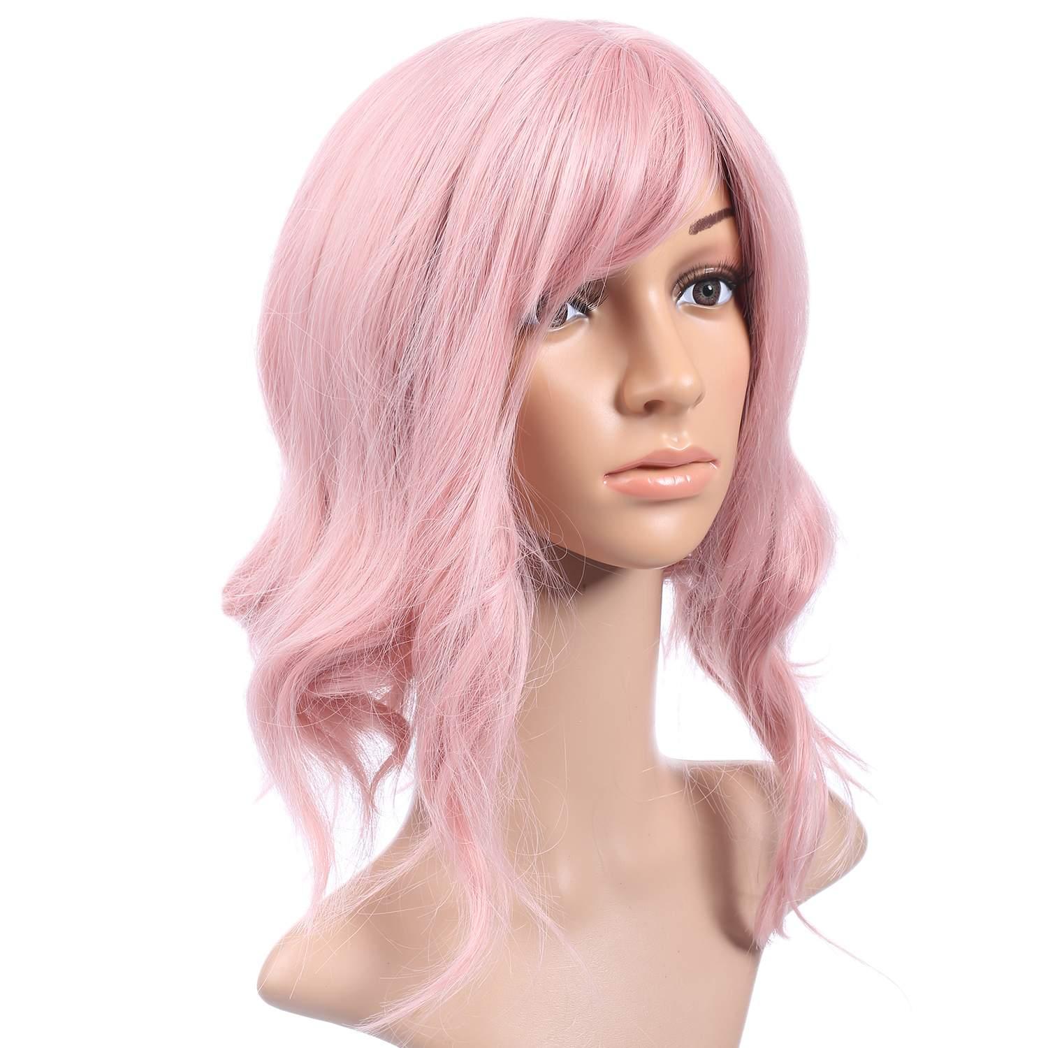 Hot Sale Women Heat Resistant Synthetic Hair Wig Short Curly